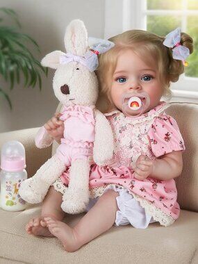 Realistic Reborn Baby Doll Girl – 20 Inch Lifelike Real Life